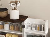 Multi-Storage Farmhouse Style Cabinet - White T3398P342969