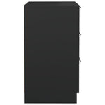 Bedside Cabinets 2 pcs Black 40x36x65 cm 811271