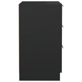 Bedside Cabinets 2 pcs Black 40x36x65 cm 811271