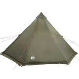 Family Tent Tipi 8-Person Olive Green Waterproof 4009449