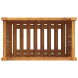 Garden Planter with Liner 54x31x50 cm Solid Wood Acacia 366431