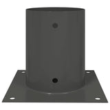 Round Ground Anchor 12 pcs Anthracite 18 x 18 x15 cm Metal 42030131