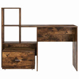 Desk Smoked Oak 131.5 x 50 x 106.5 cm Engineered Wood 3337269