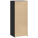Highboard Black 50x41x124 cm Engineered Wood 846398