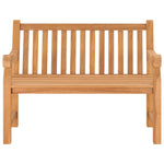 ZNTS Garden Bench 114 cm Solid Teak Wood 316638