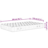 Pocket Spring Mattress Medium Firm 120x200 cm 372829