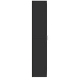 Highboard Black 70x35x180 cm Engineered Wood 3276659