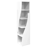Corner Cabinet 32x32x140cm Engineered Wood High Gloss White 889879