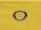 Storage Boxes with Covers 10 pcs 28x28x28 cm Yellow 325226