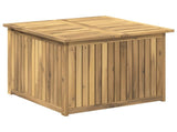 Garden Storage Box Solid Acacia Wood 70.5 x 68.5 x 53.5 cm 901826