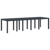 Garden Table Anthracite 300 x 100 x 73 cm Poly Rattan 3378520