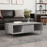 Coffee Table Grey Sonoma 104x60x35 cm Engineered Wood 827090