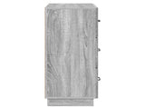 Drawer Cabinet Grey Sonoma 66 x 34.5 x 87 cm Engineered Wood 895301