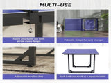 6ft Table Tennis Table, Ping Pong Table with Net, Foldable and Portable Ping Pong Set for Indoor T3398P548118