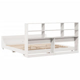 Bed Frame without Mattress White 180x200 cm Super King Solid Wood Pine 3323681