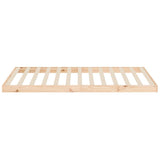 Bed Frame without Mattress 100x200 cm Solid Wood Pine 823454