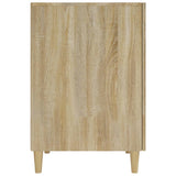 Desk Sonoma Oak 140x50x75 cm Engineered Wood 812765