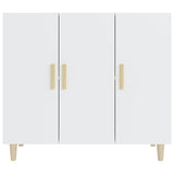 Sideboard White 90x34x80 cm Engineered Wood 812492