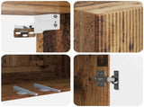 Wall-Mounted Cabinet Old Wood 66 x 34.5 x 90 cm Engineered Wood 898403