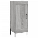 Highboard Grey Sonoma 34.5x34x180 cm Engineered Wood 3199503