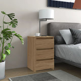 Bed Cabinet Sonoma Oak 40x35x62.5 cm Engineered Wood 806217