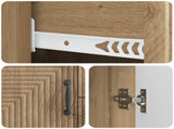 Sideboard Artisan Oak 89 x 34.5 x 60 cm Engineered Wood 894894