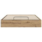 Ottoman Bed Frame Artisan Oak 120 x 200 cm Engineered Wood 3409244