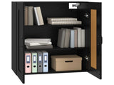 Wall Cabinet Black Oak 69.5 x 34 x 90 cm Engineered Wood 8010883