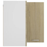 Hanging Corner Cabinet Lyon Sonoma Oak 57x57x60 cm Engineered Wood 806393
