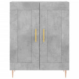 Sideboard Concrete Grey 69.5x34x90 cm Engineered Wood 830184