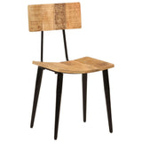 Dining Chairs 2 pcs 44x40x80 cm Solid Wood Mango 348161