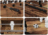 Foosball Table Old Wood 146.5 x 74 x 85 cm Engineered Wood 3378205