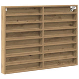 Display Cabinet Artisan Oak 100 x 8.5 x 75 cm Engineered Wood 869187