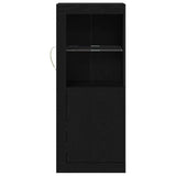 LED Sideboard Black 41 x 37 x 100 cm Engineered Wood 863026