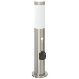 Bollard Lights with Sensor&Outlet 3pcs 50 cm Stainless Steel IP44 4006018