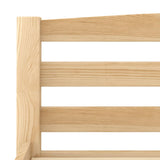 Bed Frame without Mattress Solid Pinewood 200x200 cm 322067