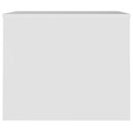 Coffee Table White 80x50.5x41.5 cm Engineered Wood 809638