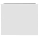 Coffee Table White 80x50.5x41.5 cm Engineered Wood 809638