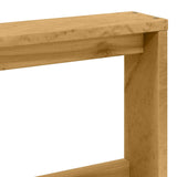 Outdoor Middle Sofa Solid Acacia Wood White 3439013