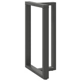 Bar Table Legs T-Shaped 2 pcs Anthracite 60x35x cm Steel 4013094