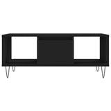 Coffee Table Black 90x50x36.5 cm Engineered Wood 830589