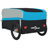 Bike Trailer Black and Blue 45 kg Iron 94065