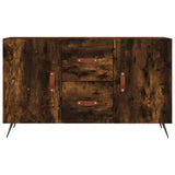 Sideboard Smoked Oak 100x36x60 cm Engineered Wood 828145