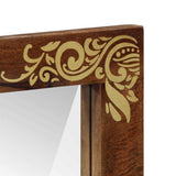 Bathroom Mirror with Mirror Honey Brown 70 x 50 x 2.5 cm 4018767
