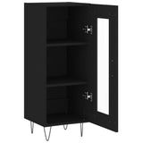 Sideboard Black 34.5x34x90 cm Engineered Wood 828789