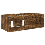 Kids'High Bed Frame 2 pcs Smoked Oak 90 x 190 cm 3422583