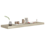 ZNTS Floating Wall Shelves 4 pcs Oak 90x23.5x3.8 cm MDF 323882