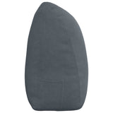 Back Pillow Dark Grey 200 x 24 x 50 cm Velvet 42014604