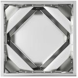 Planter Silver 40 x 40 x 40 cm Galvanised Steel 883832