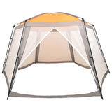Pool Tent Fabric 590x520x250 cm Grey 93046